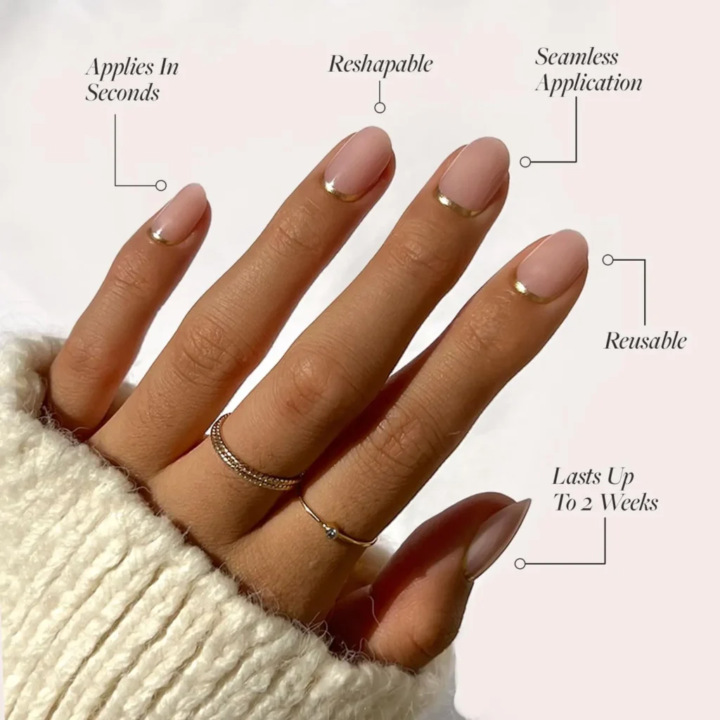Best Short Round Press On Nails Under $20