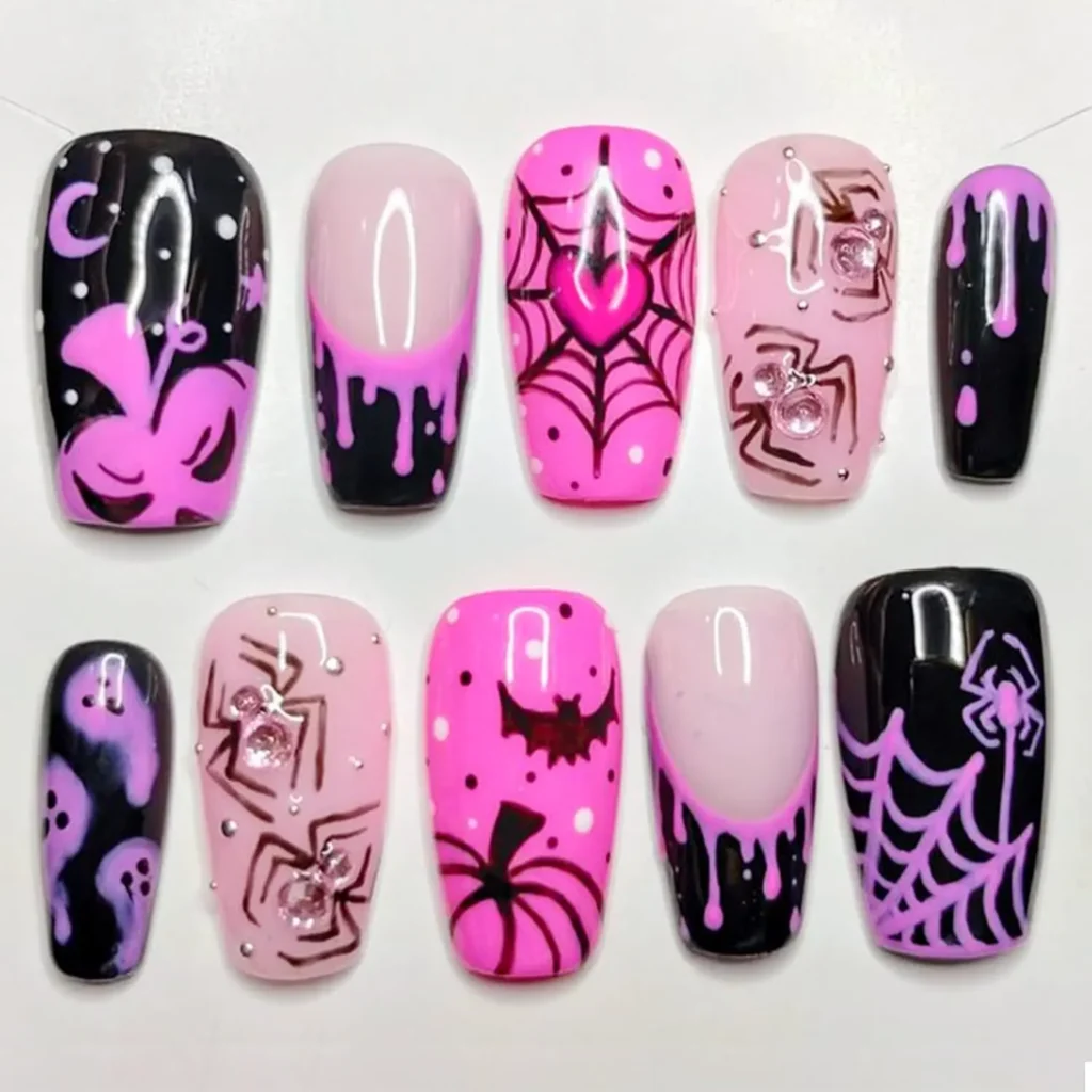 Best Halloween Press On Nails Under $6 Spooky Cute