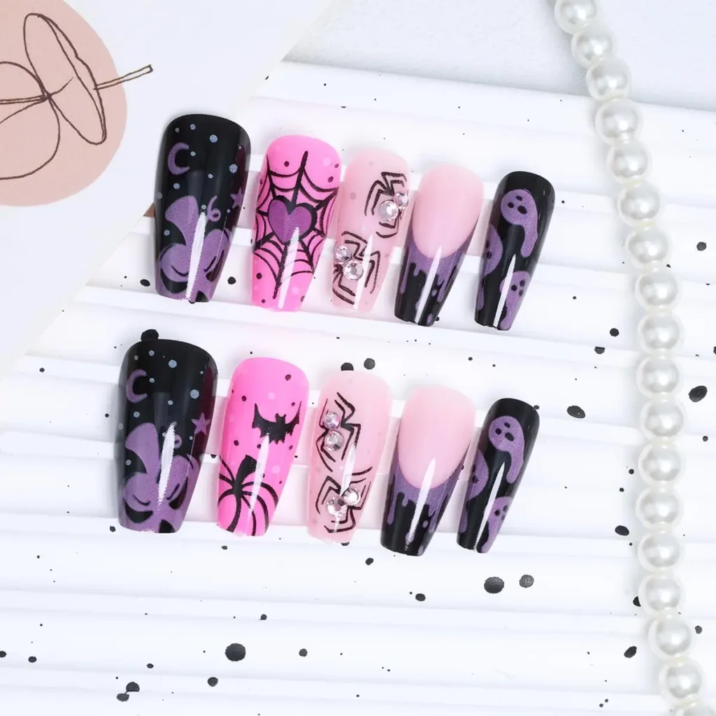 Best Halloween Press On Nails Under $6 Spooky Cute